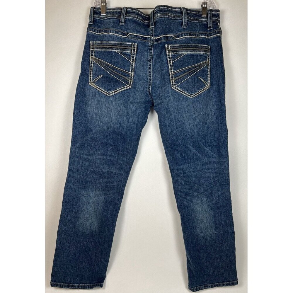 Decree Men’s 38X30 Flex Distressed Denim Jeans (28 Inch Inseam) - Picture 5 of 12